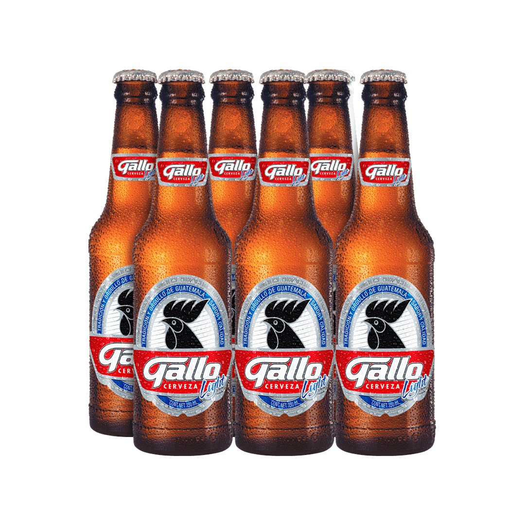 Cerveza Gallo Light 6 Pack